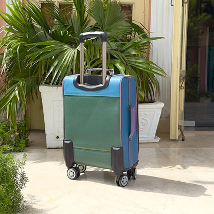 Recycled Leather Cabin Suitcase - JayKayBoutiqueOnline