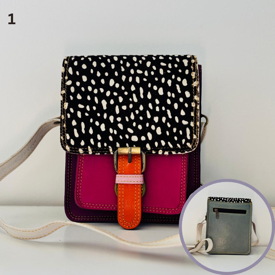 Recycled Leather Crossbody Bag - JayKayBoutiqueOnline