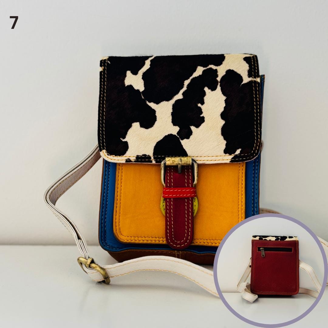 Recycled Leather Crossbody Bag - JayKayBoutiqueOnline