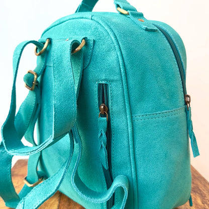 Convertible Suede Backpack - JayKayBoutiqueOnline