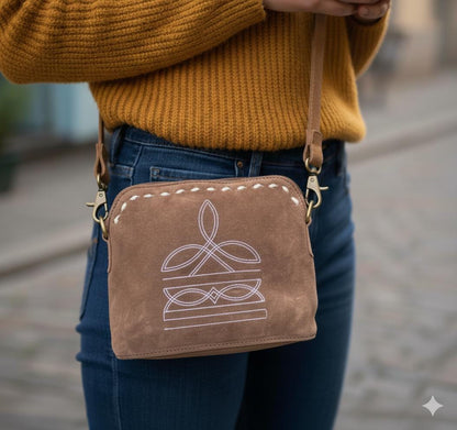 Western Suede Crossbody Bag - JayKayBoutiqueOnline