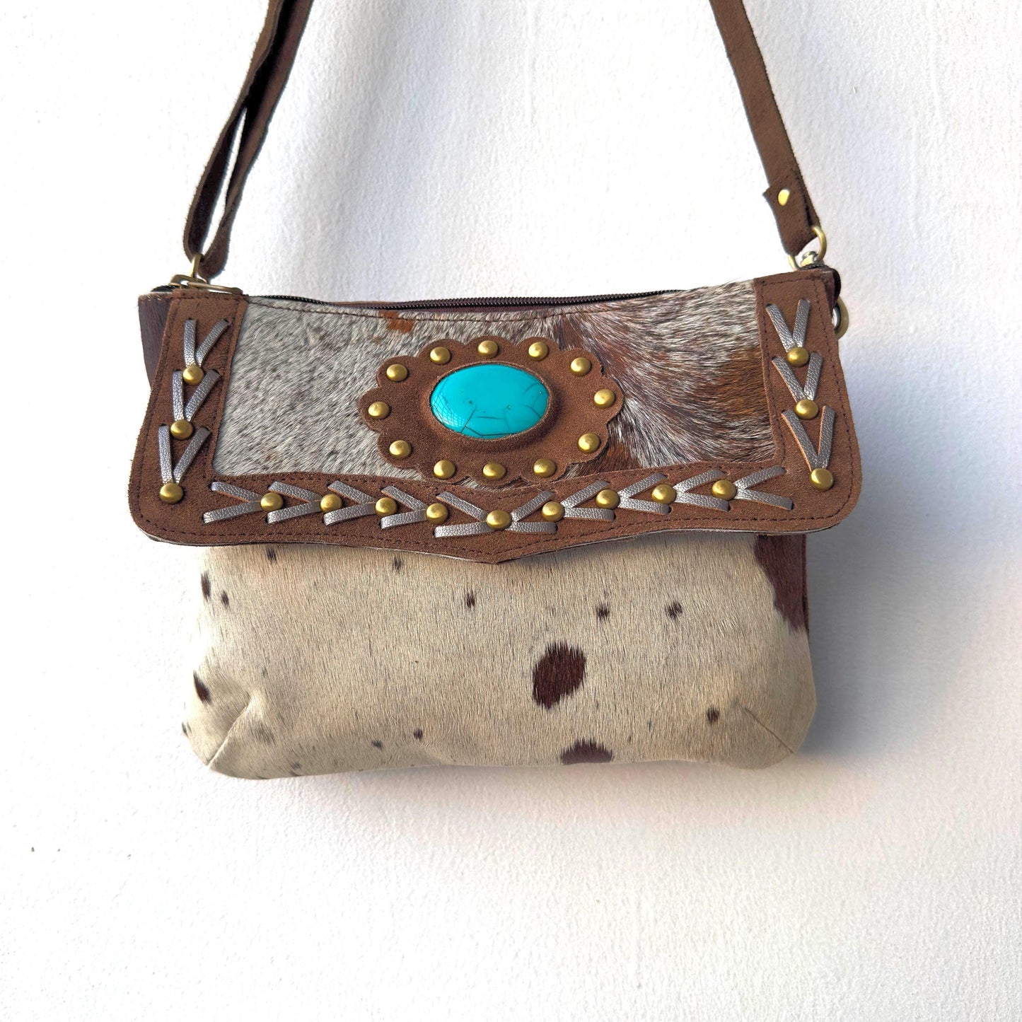 Handmade Suede Crossbody Clutch - JayKayBoutiqueOnline