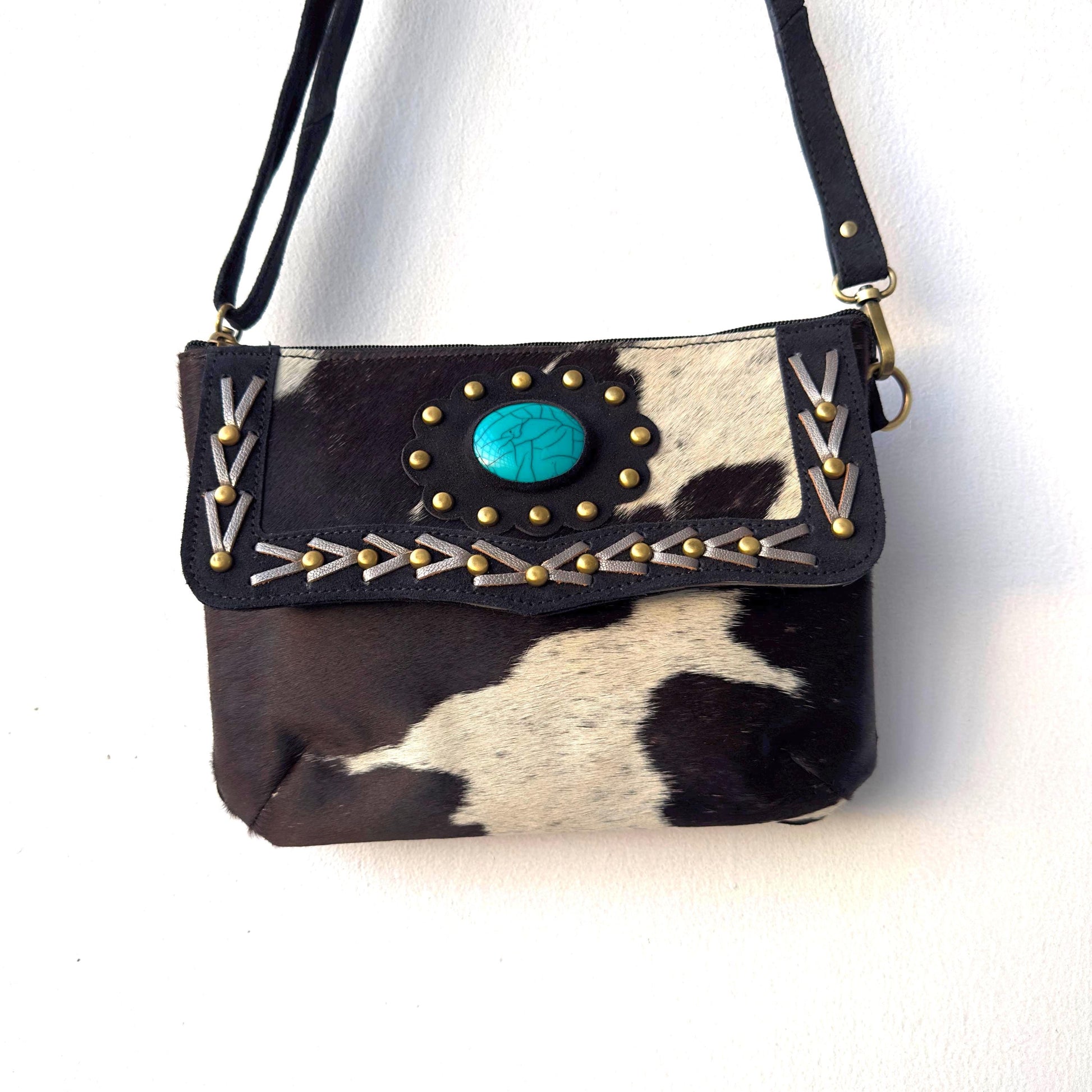 Handmade Suede Crossbody Clutch - JayKayBoutiqueOnline