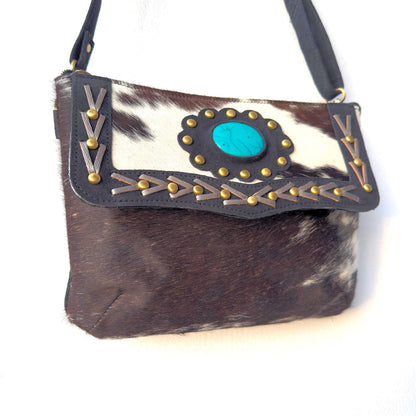 Handmade Suede Crossbody Clutch - JayKayBoutiqueOnline