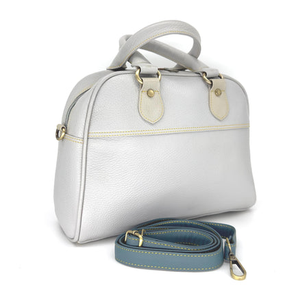 Coloured Leather Top Handle Bags in Various Colours - JayKayBoutiqueOnline