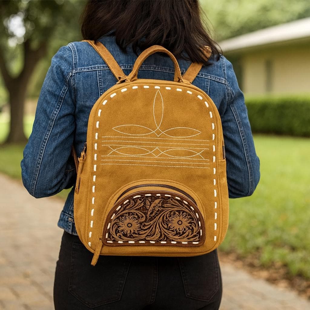 3-in-1 Suede Backpack - JayKayBoutiqueOnline