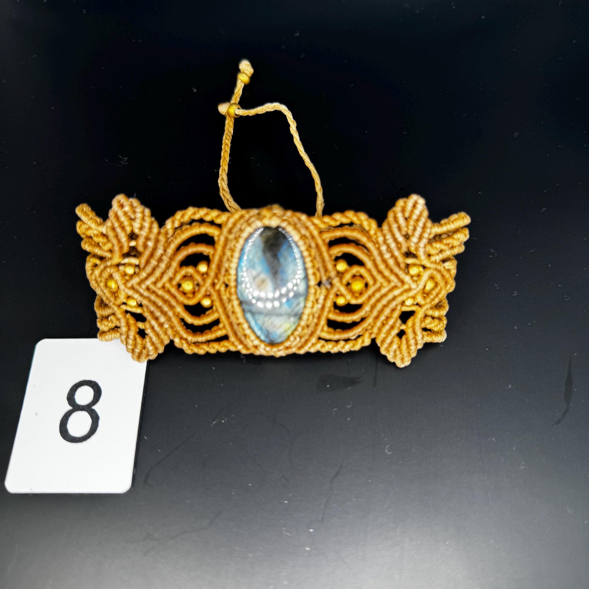 Gemstone Macrame Bracelet Handmade - JayKayBoutiqueOnline