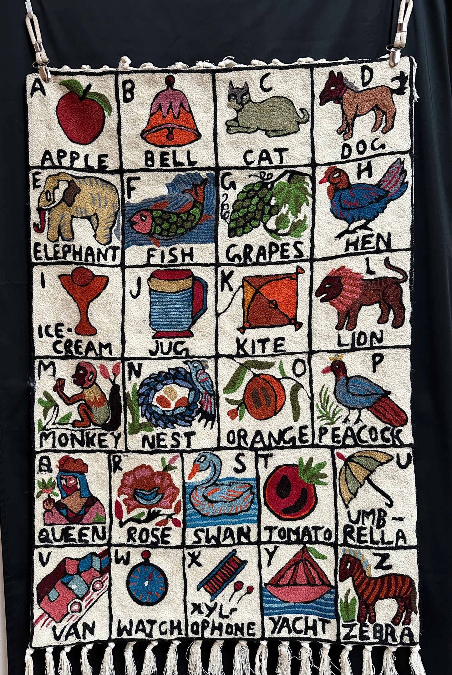 Handmade Rug ABC Nursery Tapestry - JayKayBoutiqueOnline