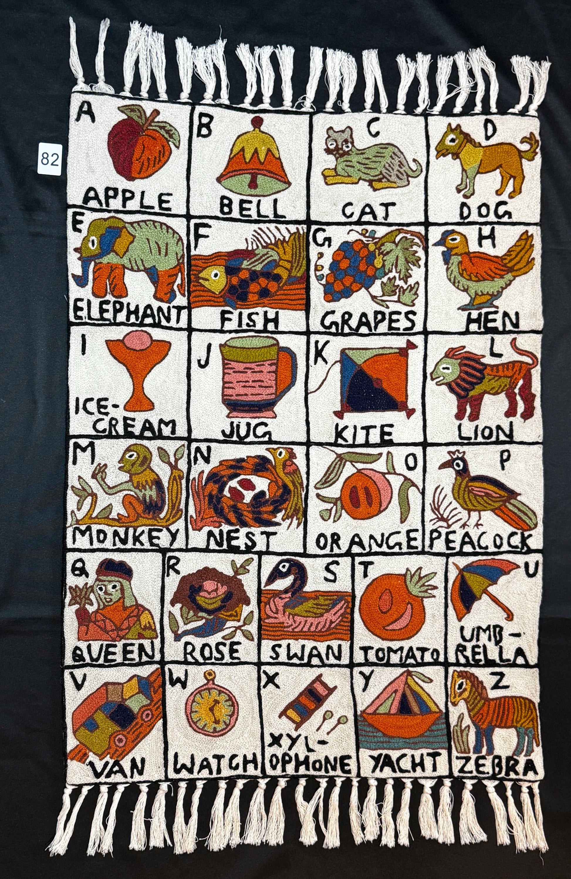 Handmade Rug ABC Nursery Tapestry - JayKayBoutiqueOnline