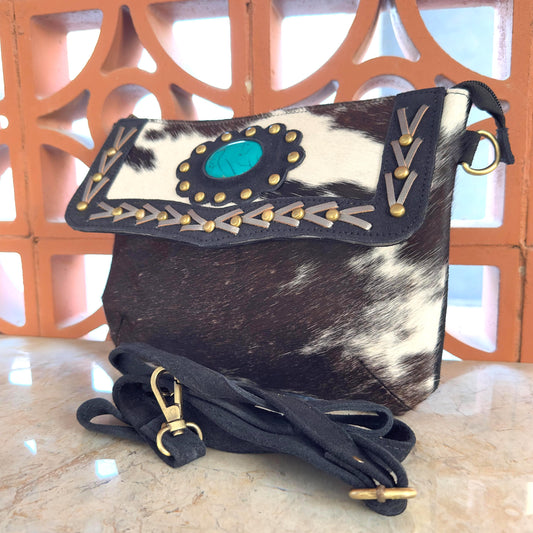 Western Style Suede Bag Clutch - JayKayBoutiqueOnline