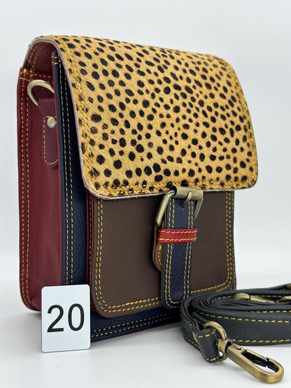 Recycled Leather Crossbody Bag - JayKayBoutiqueOnline