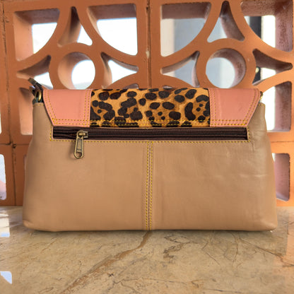 Block Coloured Leather Crossbody Bag - JayKayBoutiqueOnline