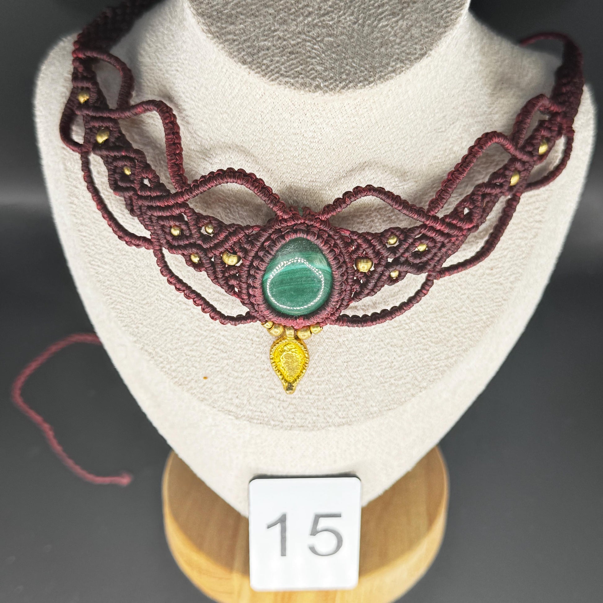Handmade Macrame Gemstone Necklace - JayKayBoutiqueOnline