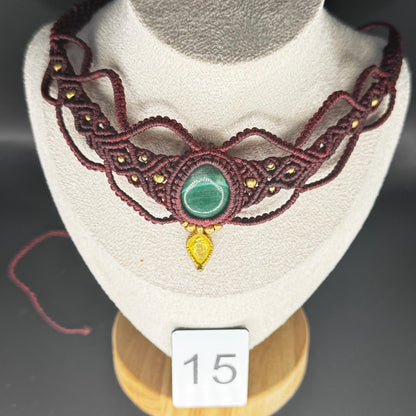 Handmade Macrame Gemstone Necklace - JayKayBoutiqueOnline