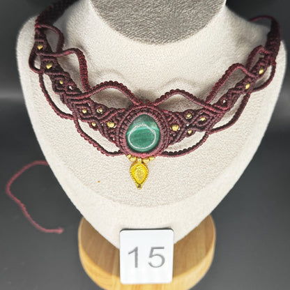 Handmade Macrame Labradorite Necklace - JayKayBoutiqueOnline