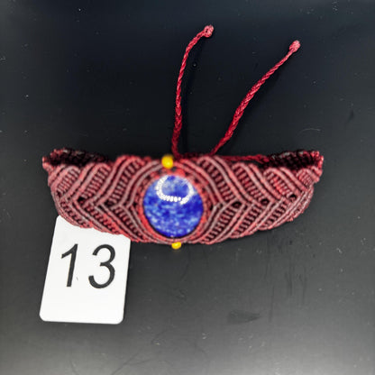 Gemstone Macrame Bracelet Handmade - JayKayBoutiqueOnline