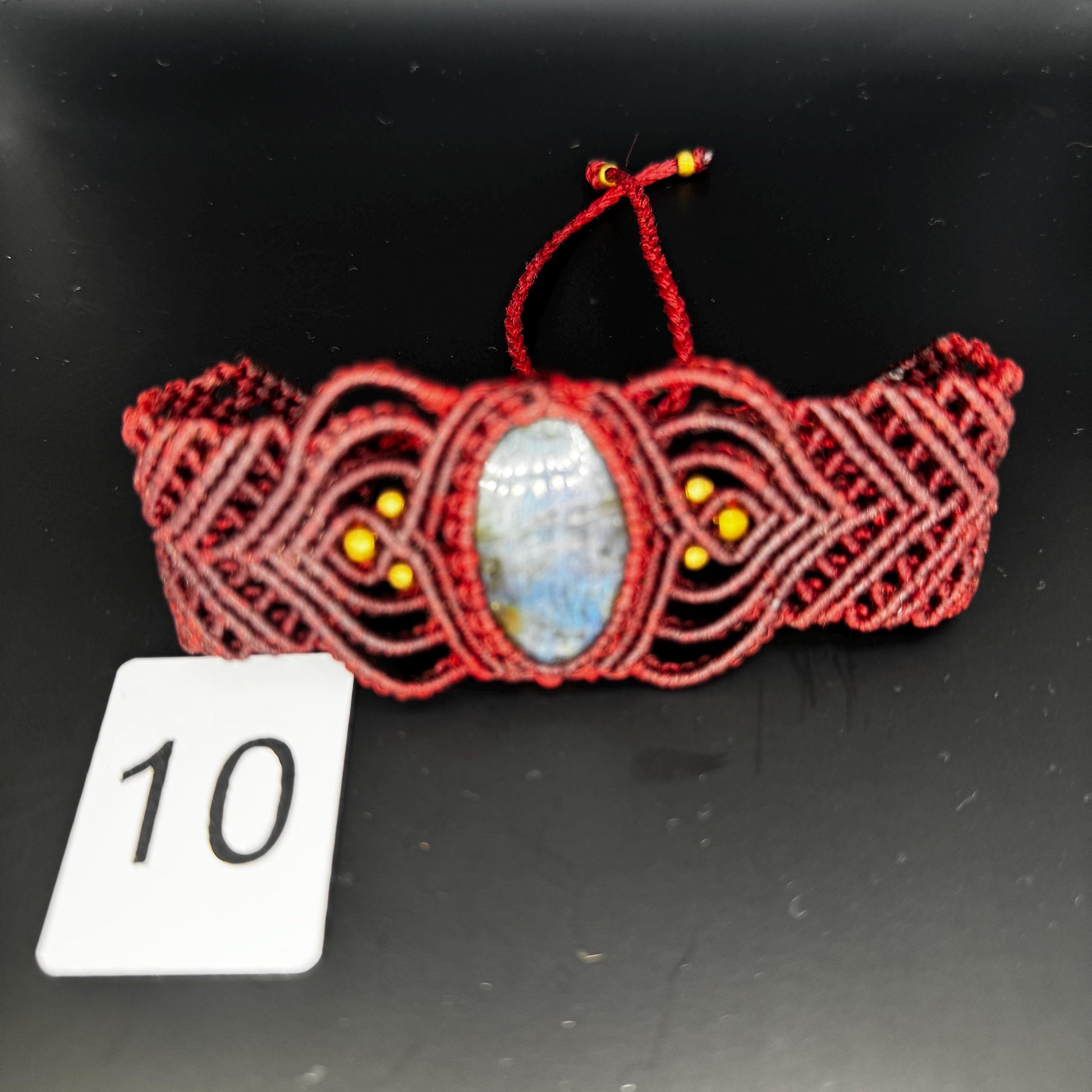Gemstone Macrame Bracelet Handmade - JayKayBoutiqueOnline