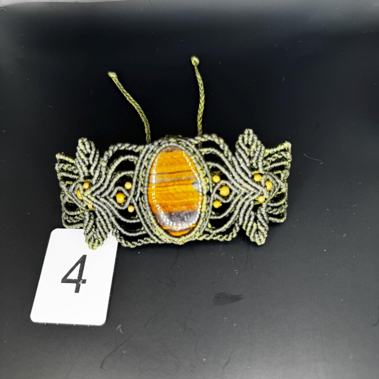 Gemstone Macrame Bracelet Handmade - JayKayBoutiqueOnline