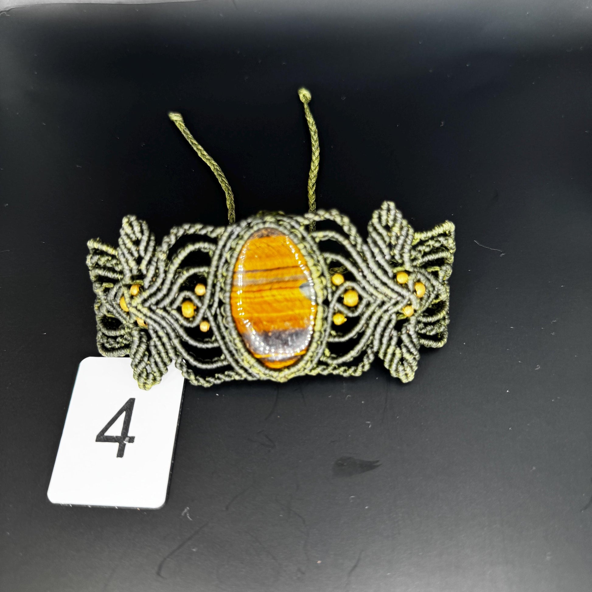 Gemstone Macrame Bracelet Handmade - JayKayBoutiqueOnline