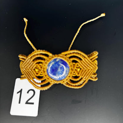 Gemstone Macrame Bracelet Handmade - JayKayBoutiqueOnline
