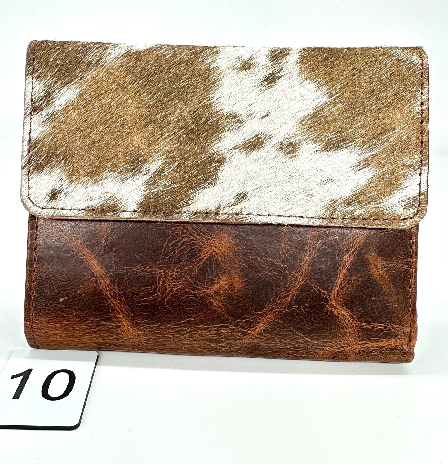 Compact Genuine Leather Wallet with Cowhide, Zipped Coin Pouch & Multi-Card Slots, Photo/ID Display - JayKayBoutiqueOnline