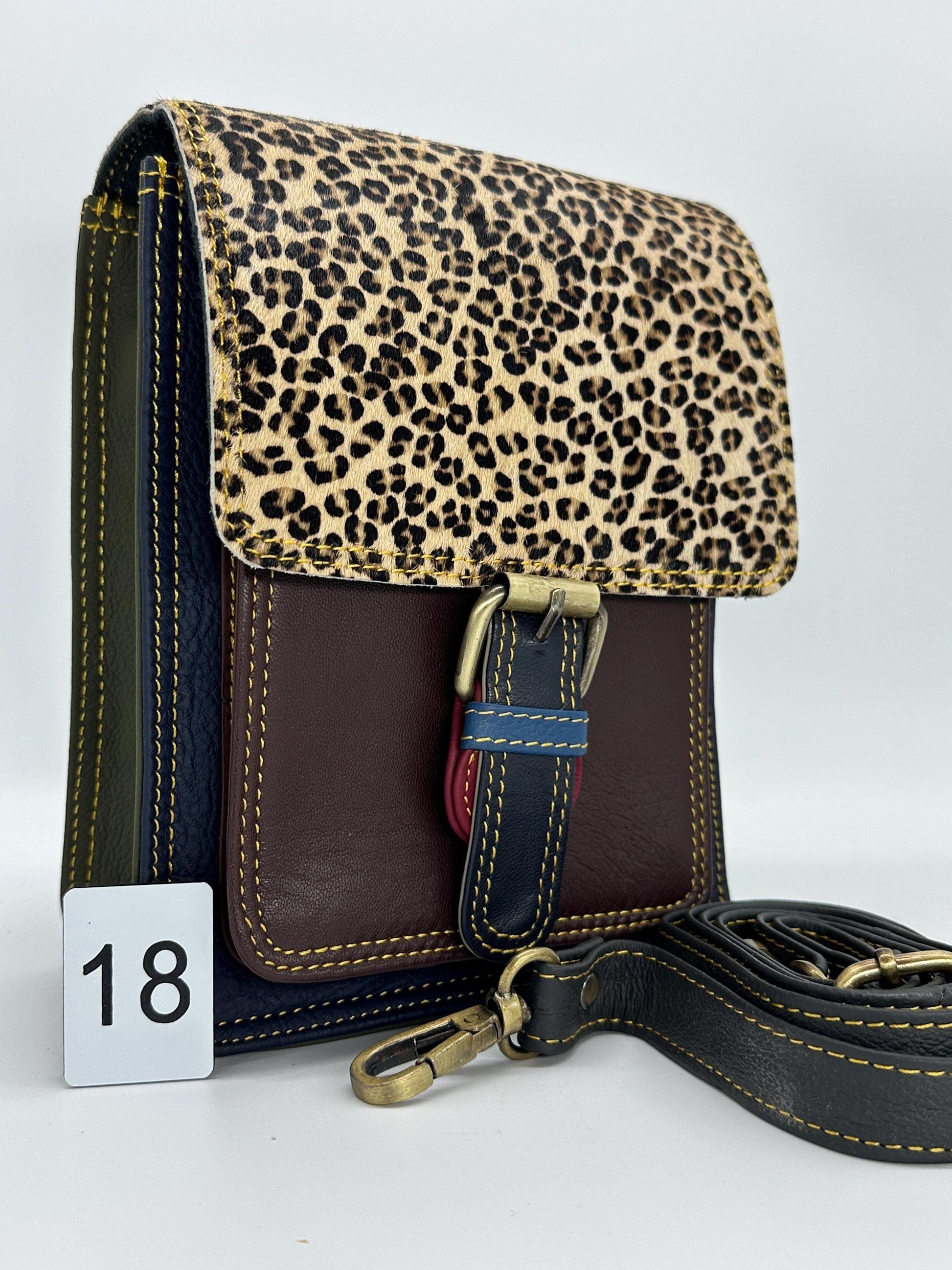 Recycled Leather Crossbody Bag - JayKayBoutiqueOnline