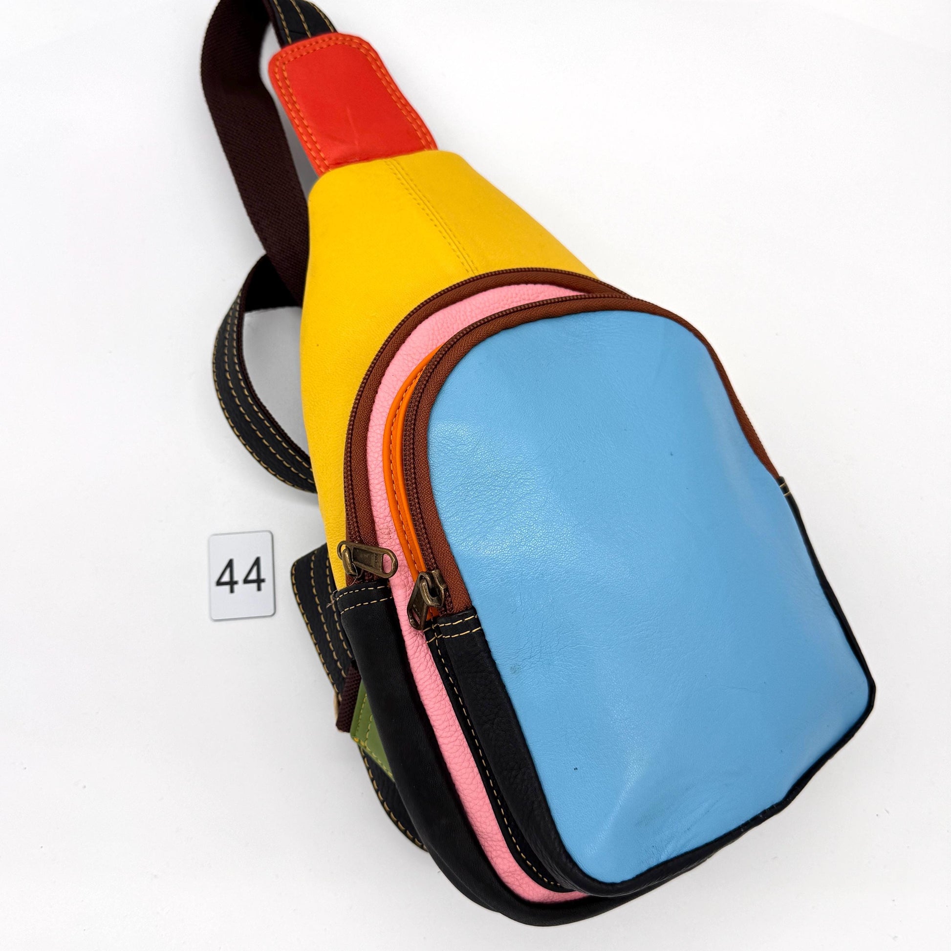 Upcycled Leather Sling Bag - JayKayBoutiqueOnline