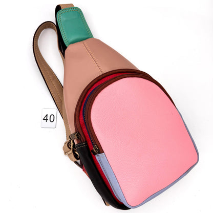 Upcycled Leather Sling Bag - JayKayBoutiqueOnline