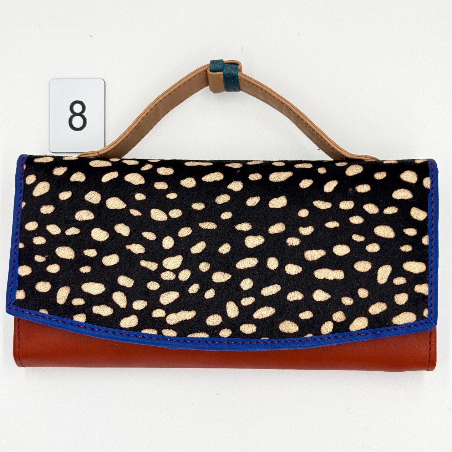 Recycled Leather Animal Print Clutch Wallet - JayKayBoutiqueOnline