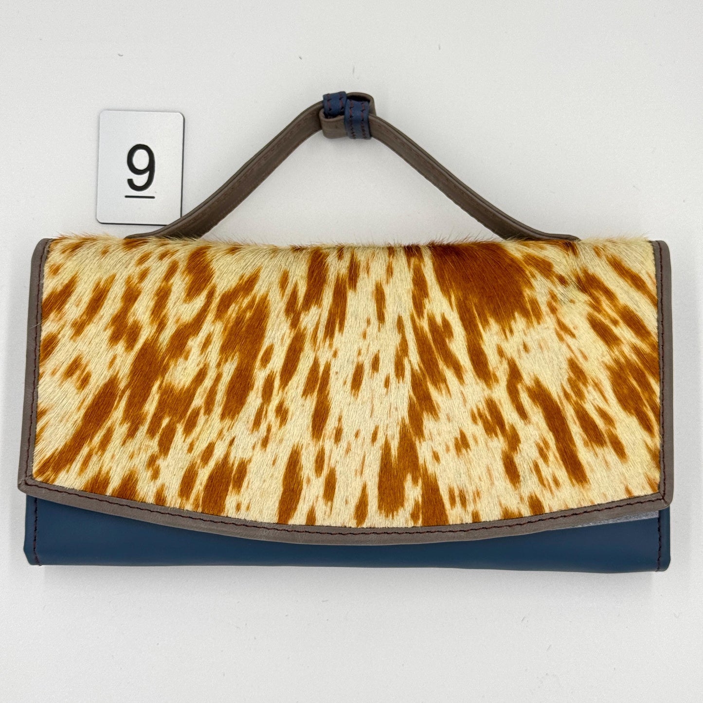 Recycled Leather Animal Print Clutch Wallet - JayKayBoutiqueOnline