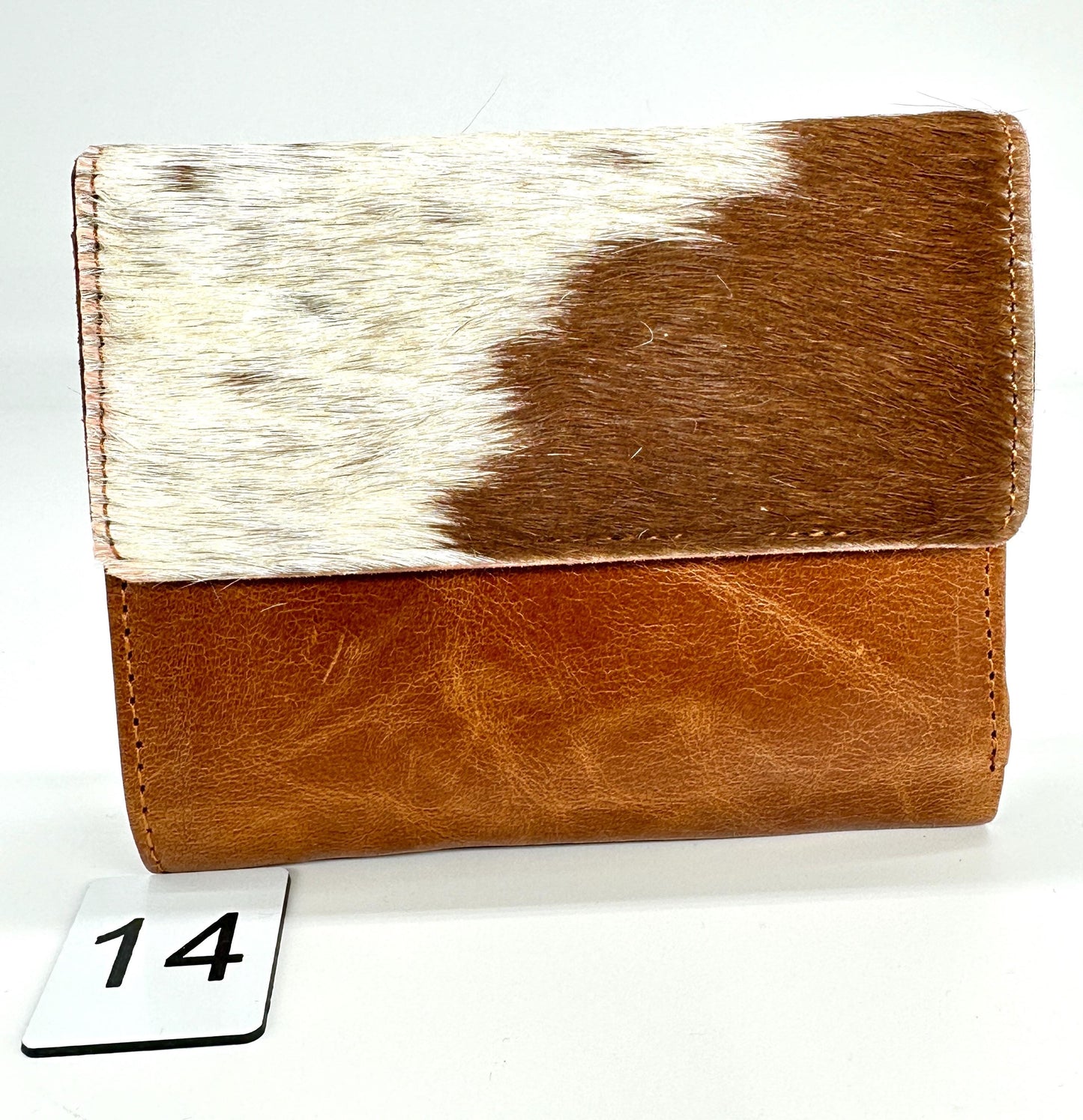 Compact Genuine Leather Wallet with Cowhide, Zipped Coin Pouch & Multi-Card Slots, Photo/ID Display - JayKayBoutiqueOnline