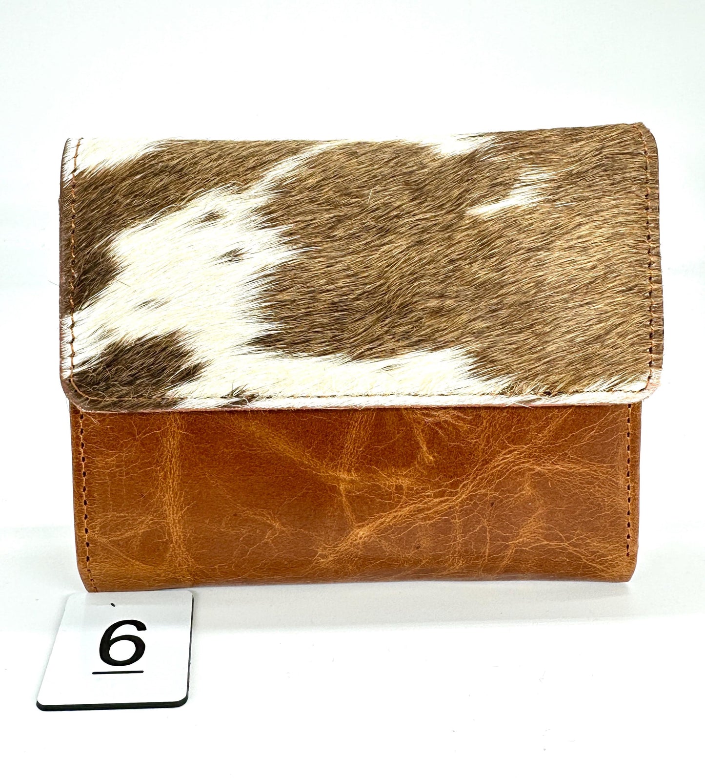 Compact Genuine Leather Wallet with Cowhide, Zipped Coin Pouch & Multi-Card Slots, Photo/ID Display - JayKayBoutiqueOnline