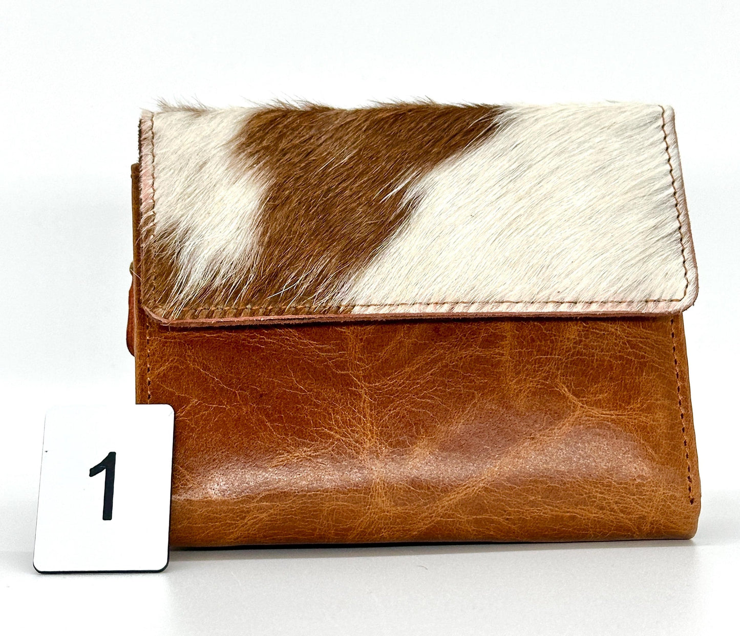 Compact Genuine Leather Wallet with Cowhide, Zipped Coin Pouch & Multi-Card Slots, Photo/ID Display - JayKayBoutiqueOnline