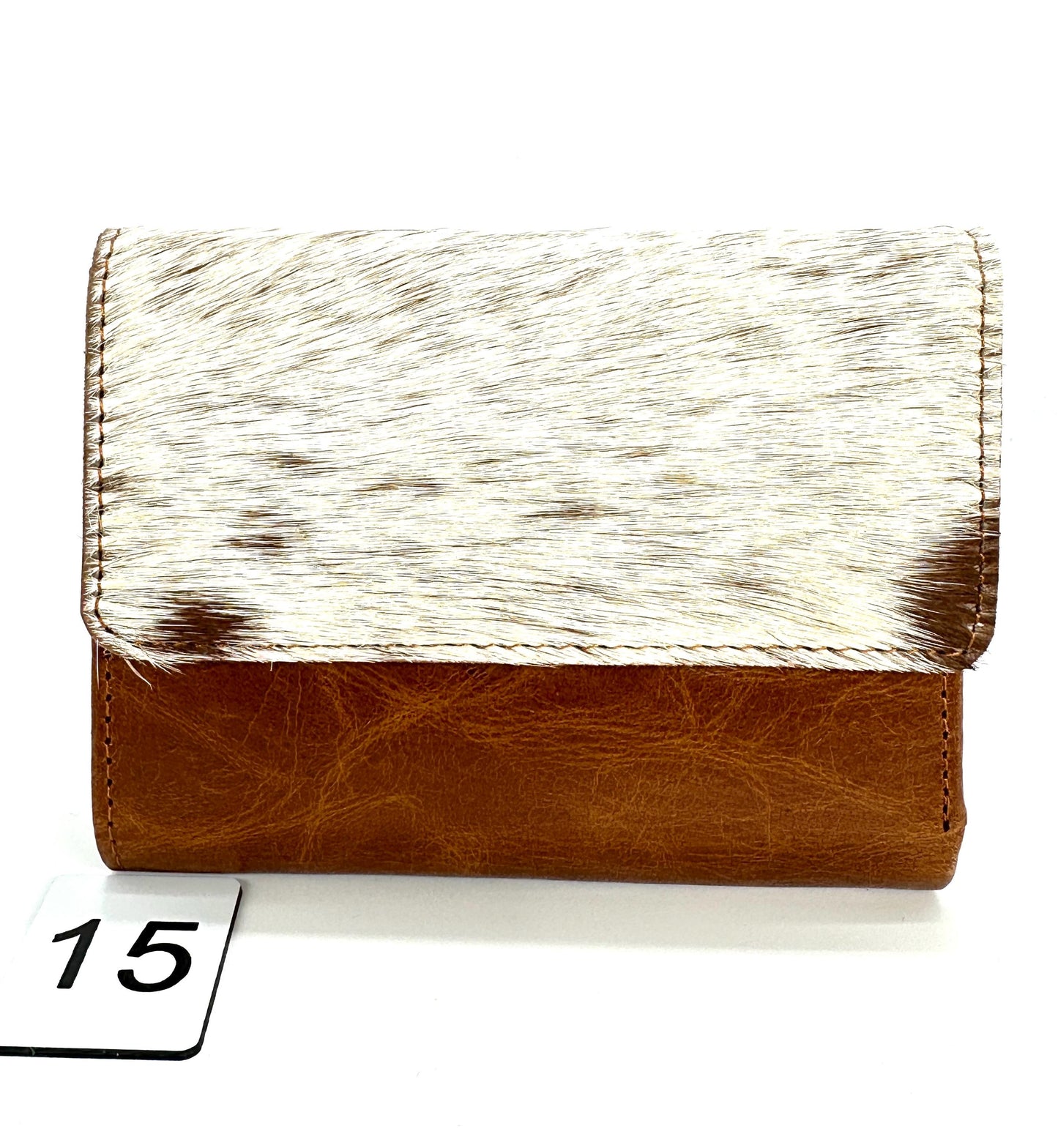 Compact Genuine Leather Wallet with Cowhide, Zipped Coin Pouch & Multi-Card Slots, Photo/ID Display - JayKayBoutiqueOnline