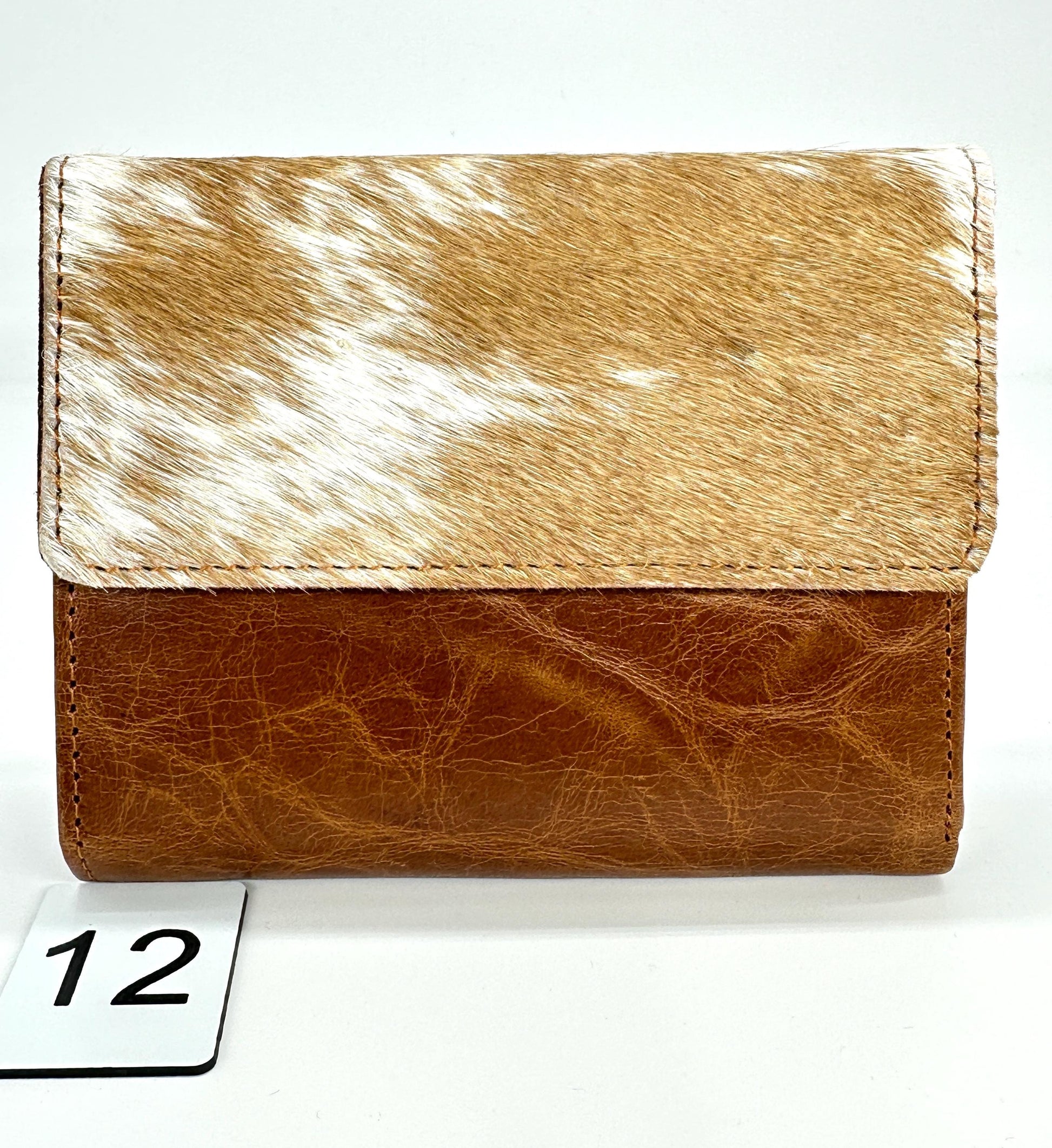 Compact Genuine Leather Wallet with Cowhide, Zipped Coin Pouch & Multi-Card Slots, Photo/ID Display - JayKayBoutiqueOnline