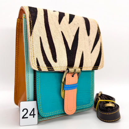 Recycled Leather Crossbody Bag - JayKayBoutiqueOnline