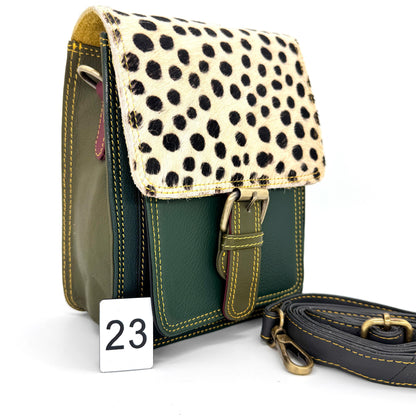 Recycled Leather Crossbody Bag - JayKayBoutiqueOnline