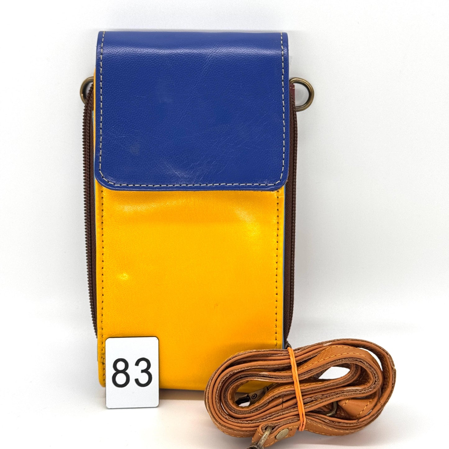 Upcycled Leather Crossbody Phone Bag - JayKayBoutiqueOnline