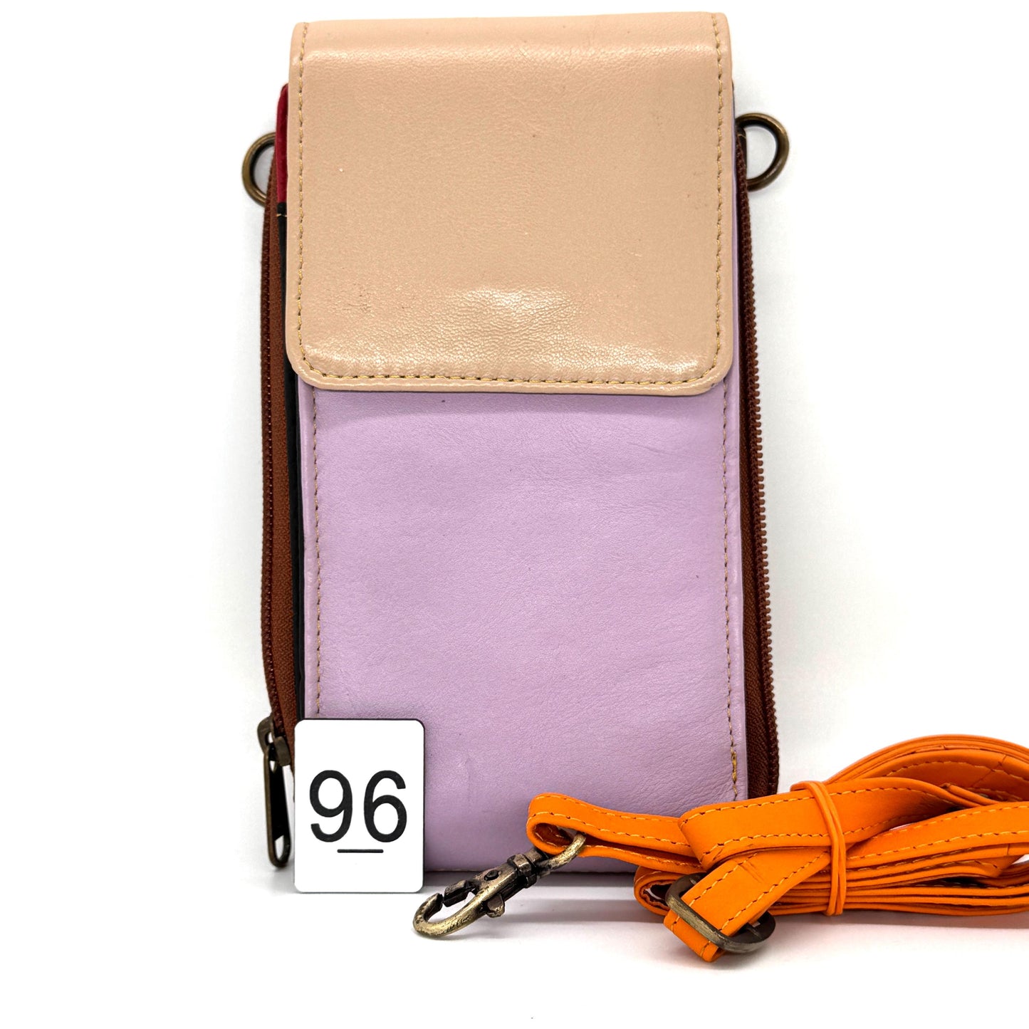 Upcycled Leather Crossbody Phone Bag - JayKayBoutiqueOnline