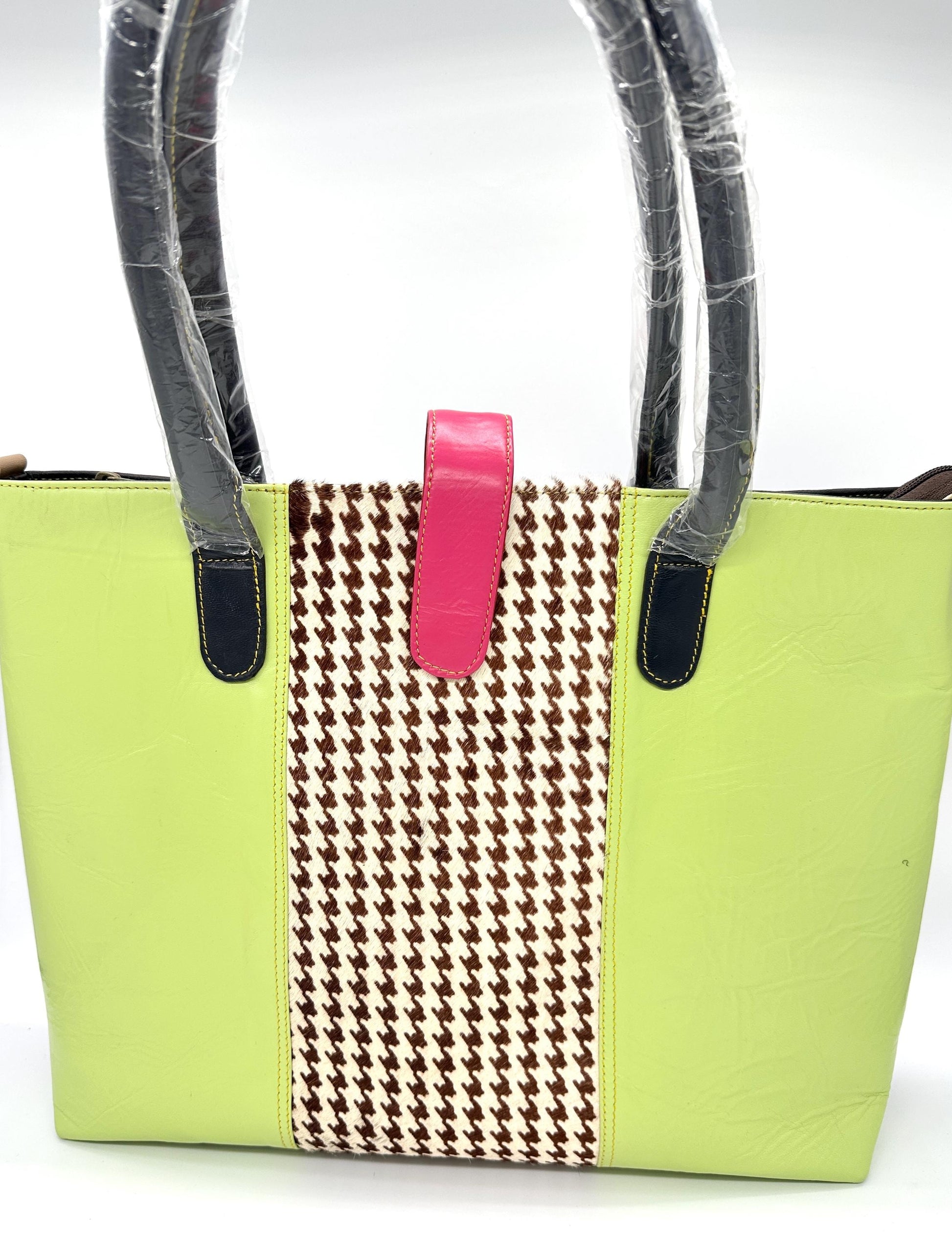 Recycled Leather Laptop Tote Bag - JayKayBoutiqueOnline