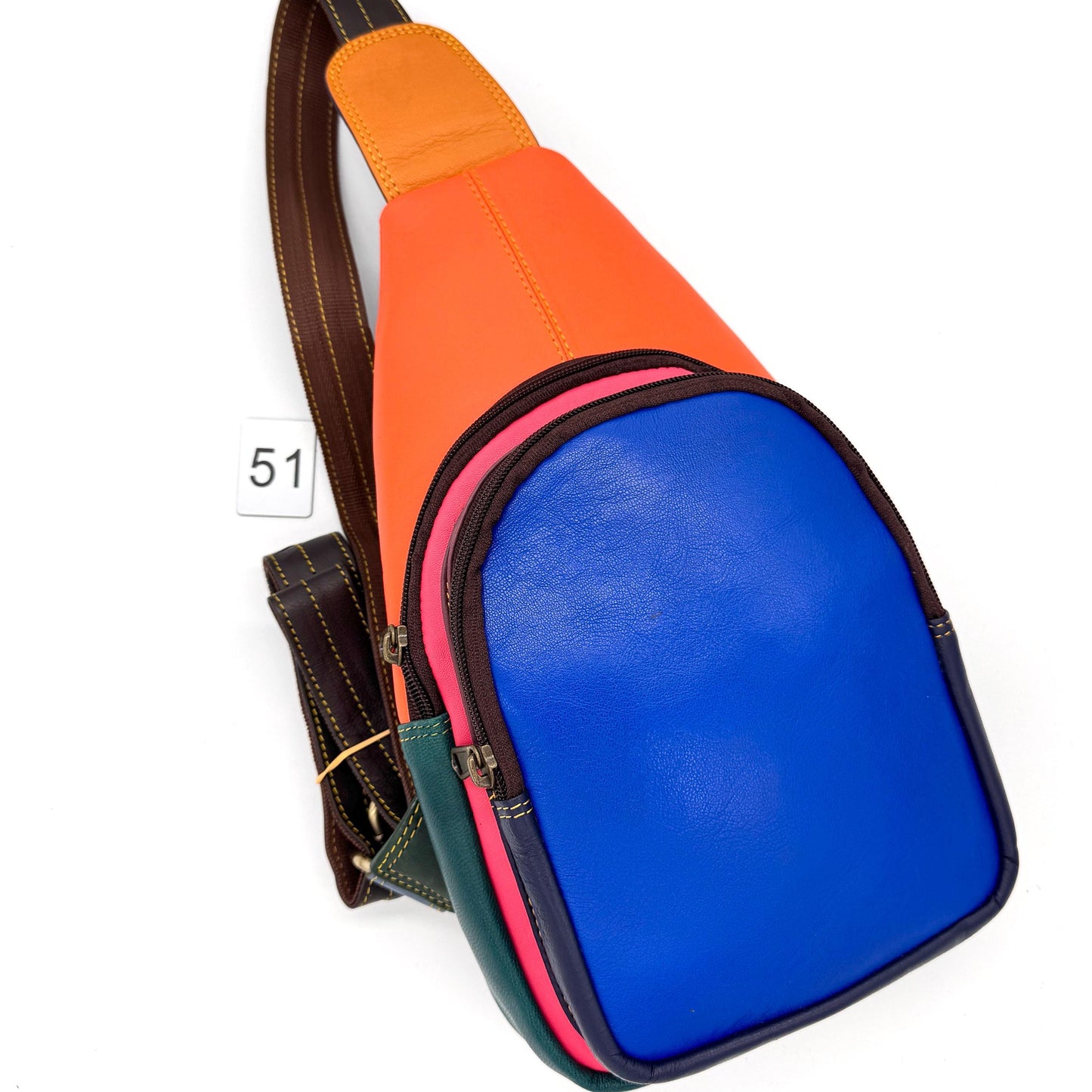 Upcycled Leather Sling Bag - JayKayBoutiqueOnline