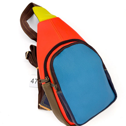 Upcycled Leather Sling Bag - JayKayBoutiqueOnline