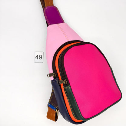 Upcycled Leather Sling Bag - JayKayBoutiqueOnline