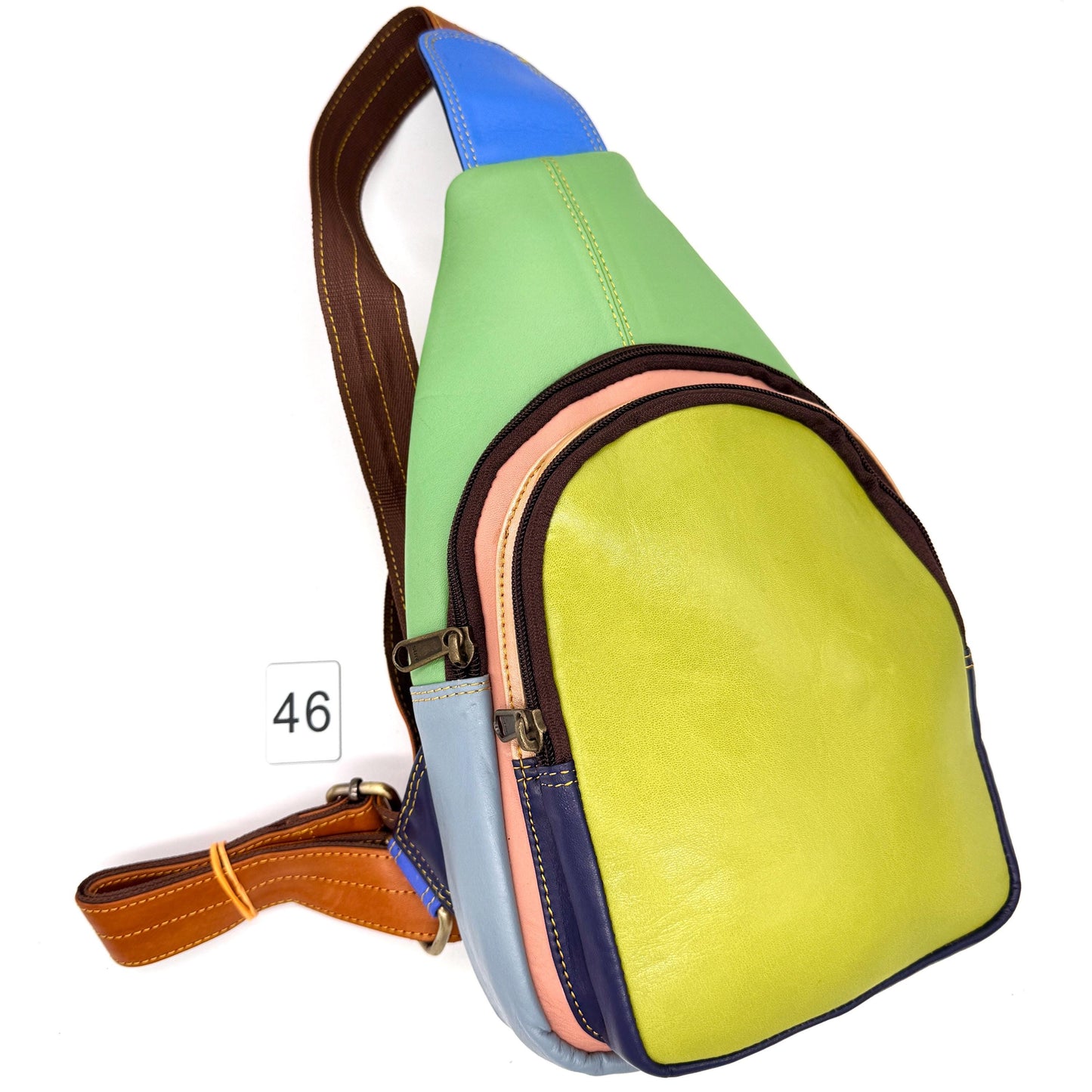 Upcycled Leather Sling Bag - JayKayBoutiqueOnline