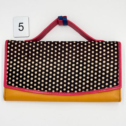 Recycled Leather Animal Print Clutch Wallet - JayKayBoutiqueOnline