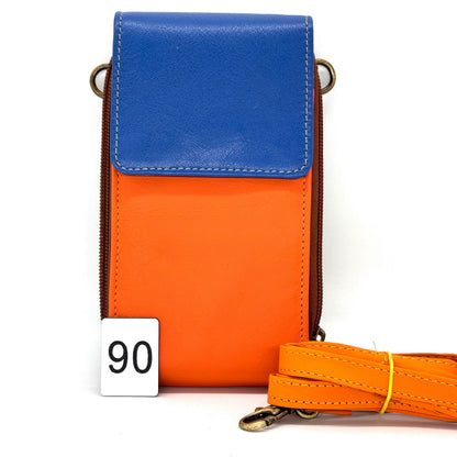 Upcycled Leather Crossbody Phone Bag - JayKayBoutiqueOnline