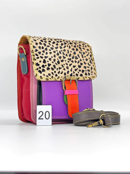 Recycled Leather Crossbody Bag - JayKayBoutiqueOnline