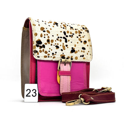 Recycled Leather Crossbody Bag - JayKayBoutiqueOnline