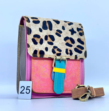 Recycled Leather Crossbody Bag - JayKayBoutiqueOnline