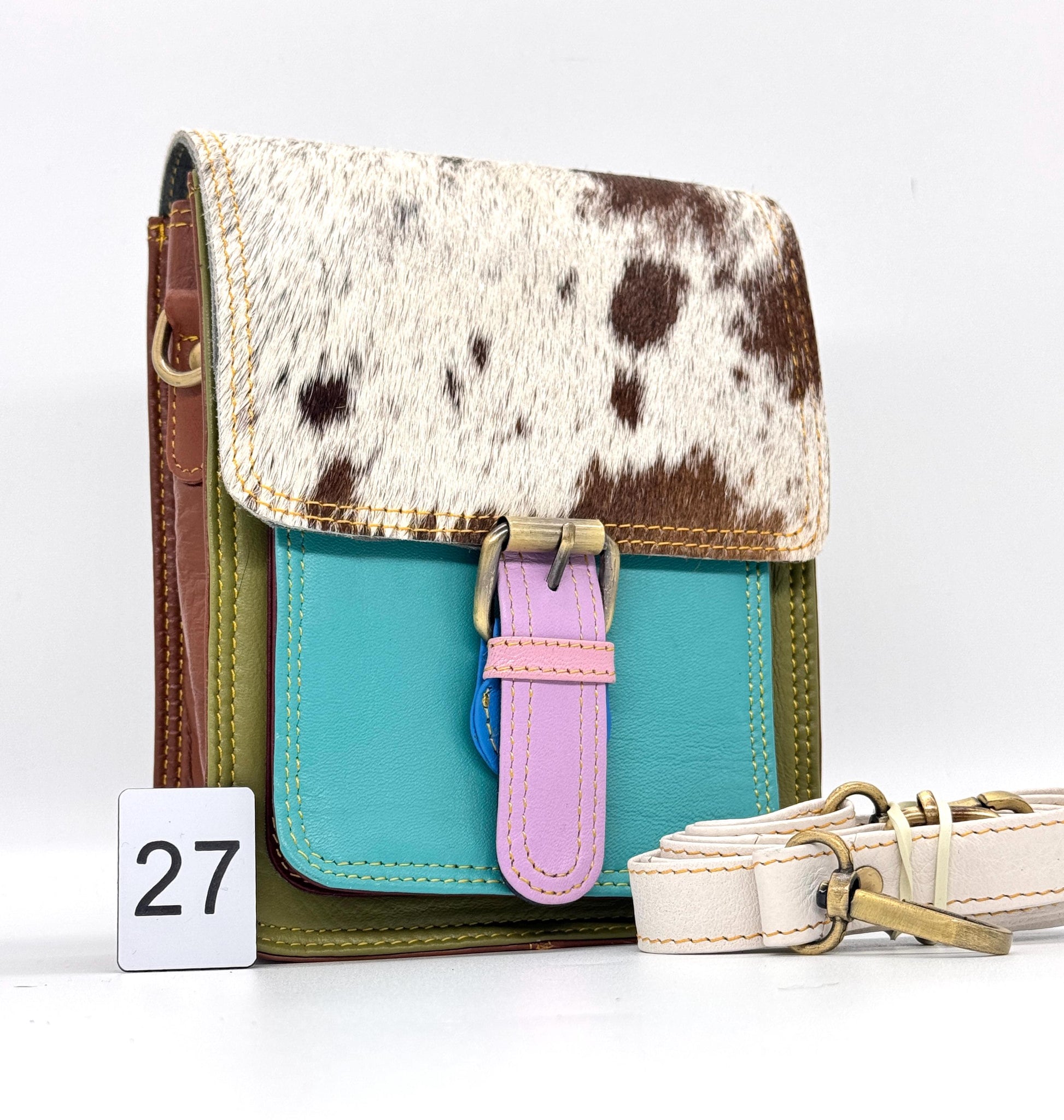 Recycled Leather Crossbody Bag - JayKayBoutiqueOnline